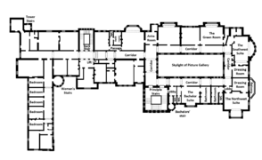 Wayne Manor Second Floor