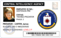 Jamie Carter CIA ID