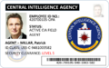 Patrick Millar CIA ID